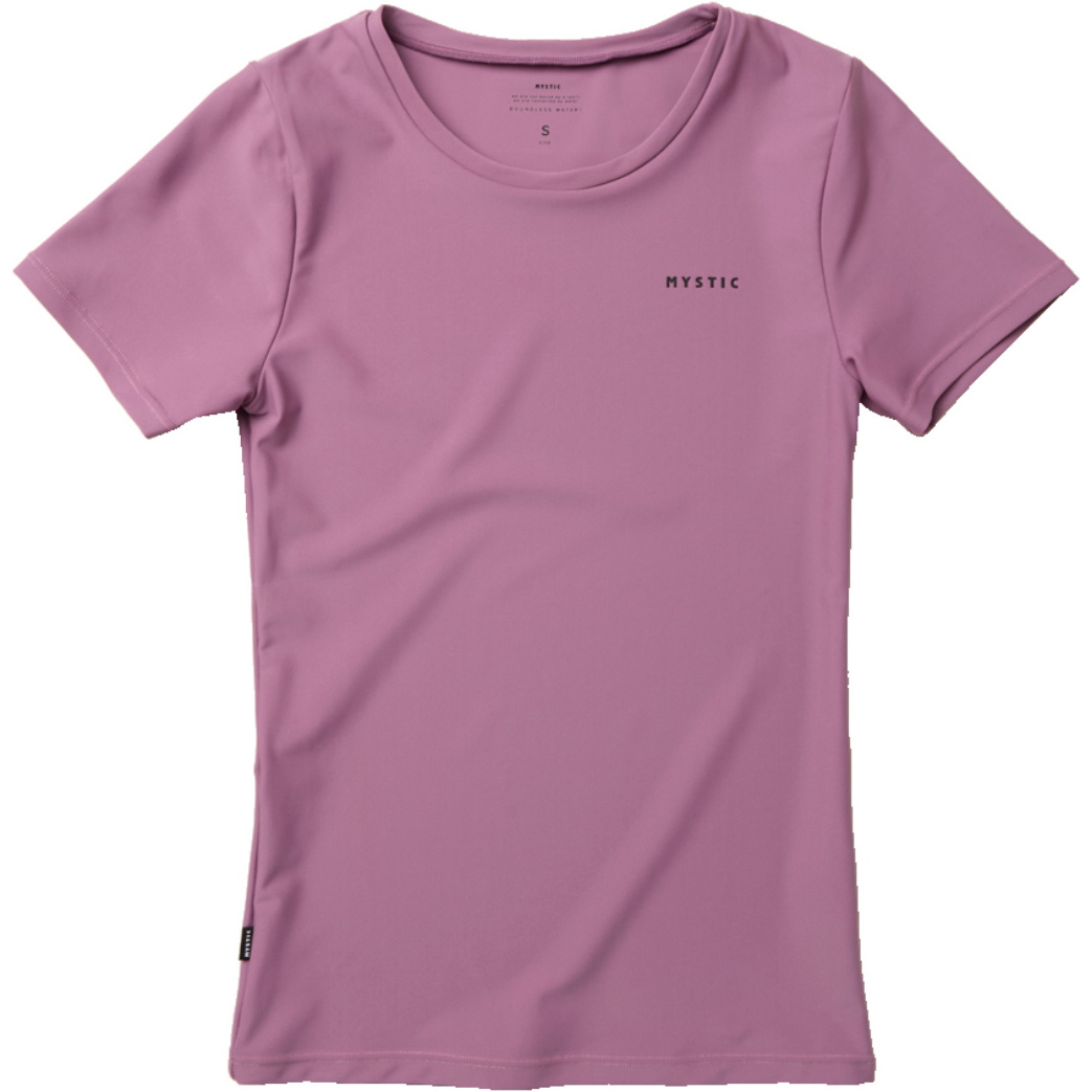 2026 Mystic Womens Star Short Sleeve Rashvest 35001.250211 - Rosewood